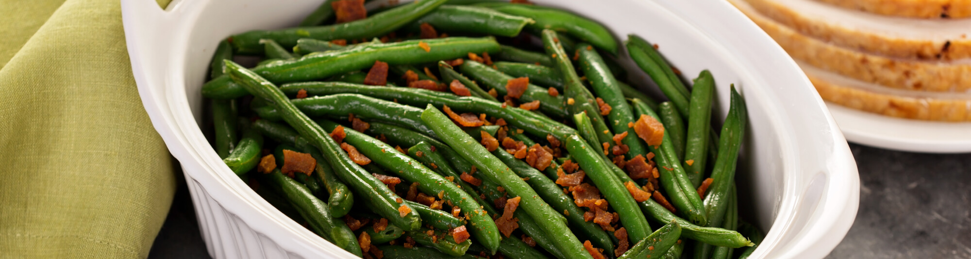 Judías Verdes Salteadas con Bacon