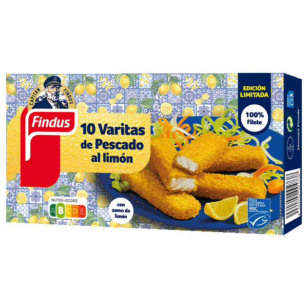 Varitas de pescado con limon | Findus