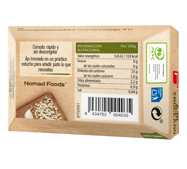 Ajo troceado 70g back