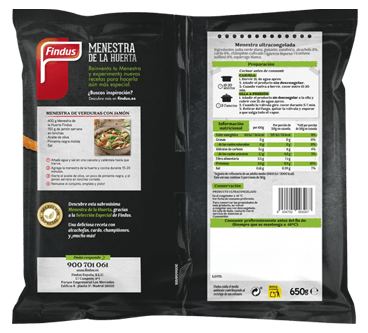 Menestra de la huerta Findus