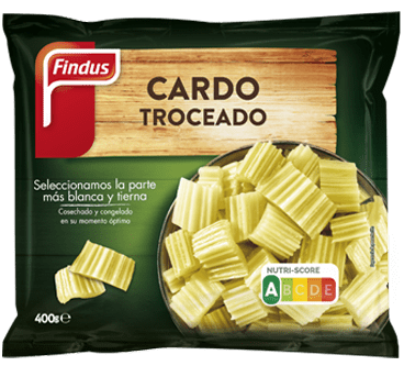 Cardo troceado congelado Findus