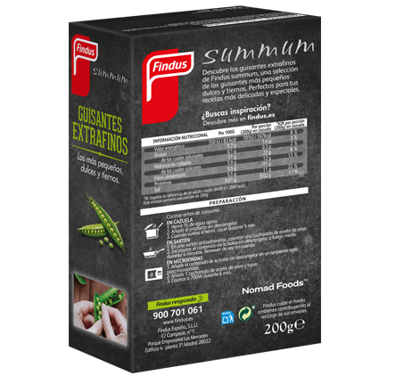 Guisantes extrafinos Findus