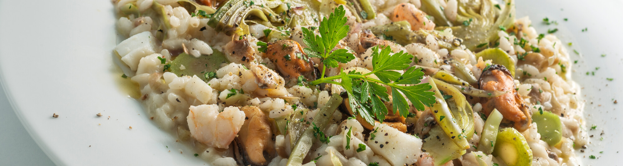 Arroz con Alcachofas y Gambas