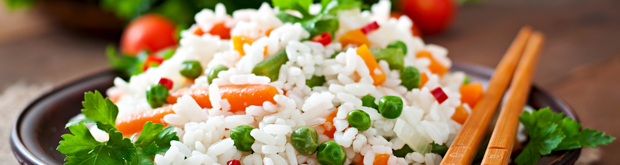 Arroz con Guisantes y Zanahoria