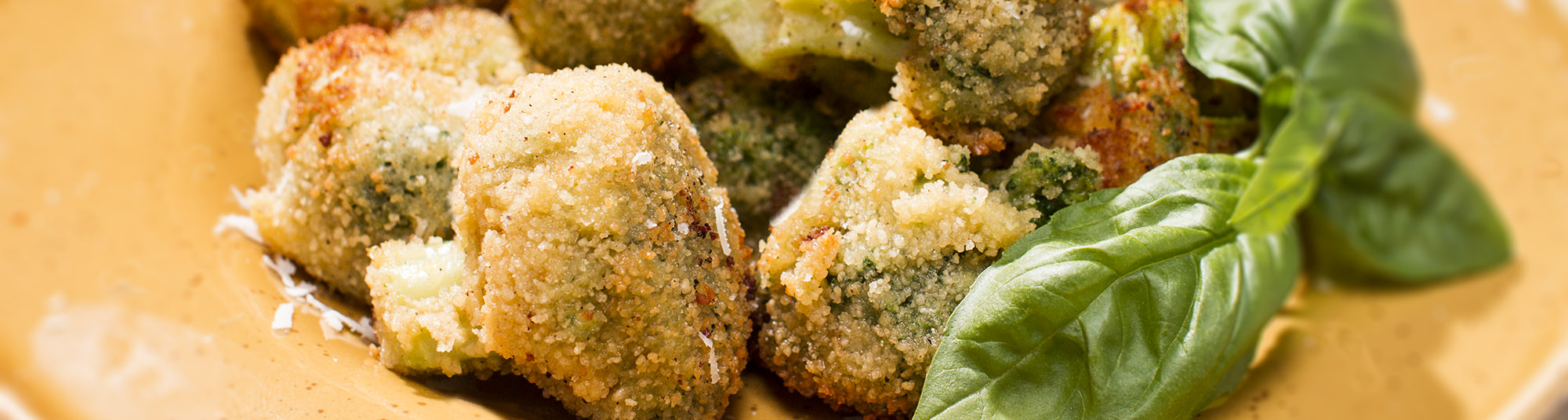 Brócoli Rebozado Estilo Italiano