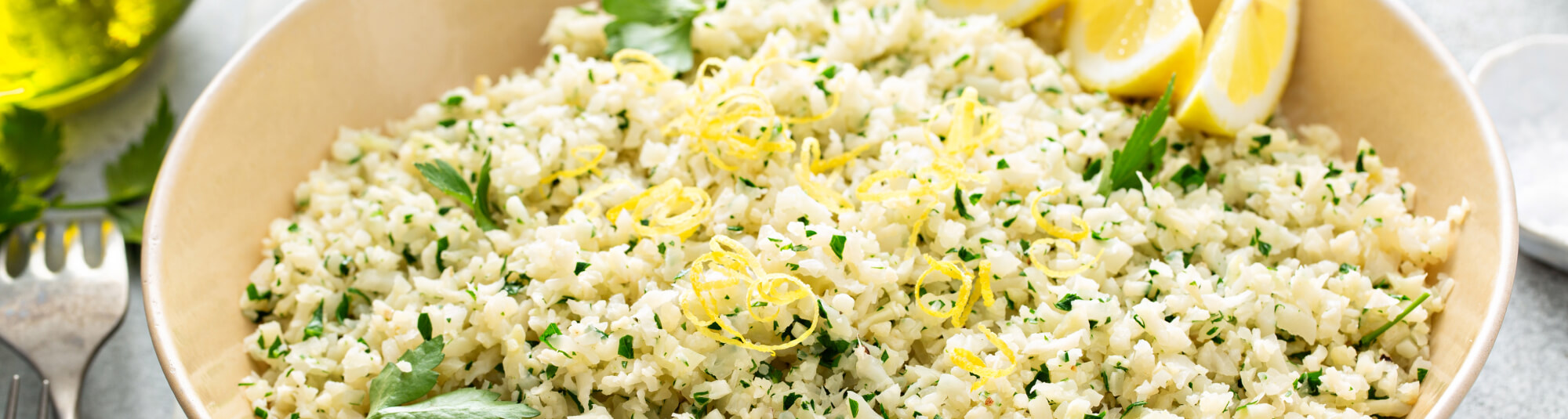 Receta de Arroz de Coliflor con Cebolla&nbsp;