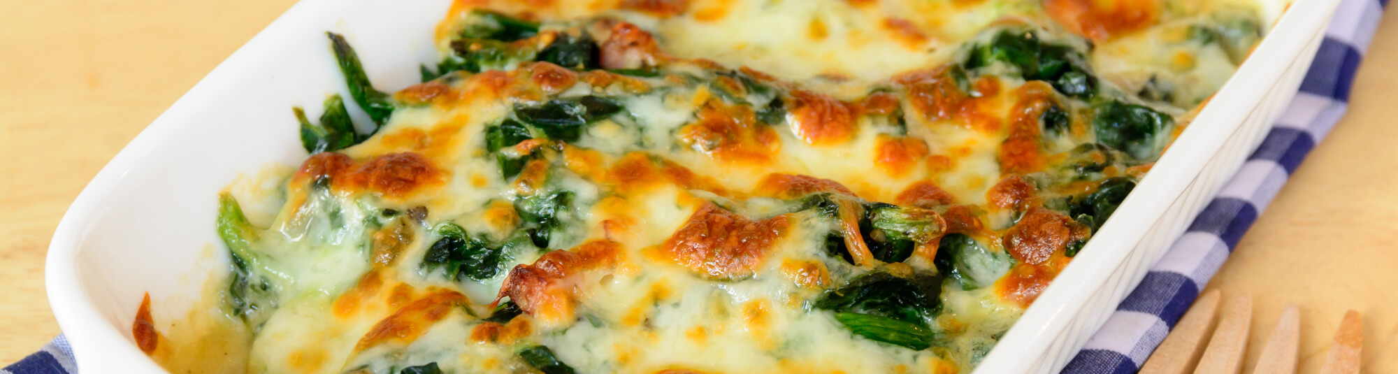 Espinacas Gratinadas con Queso