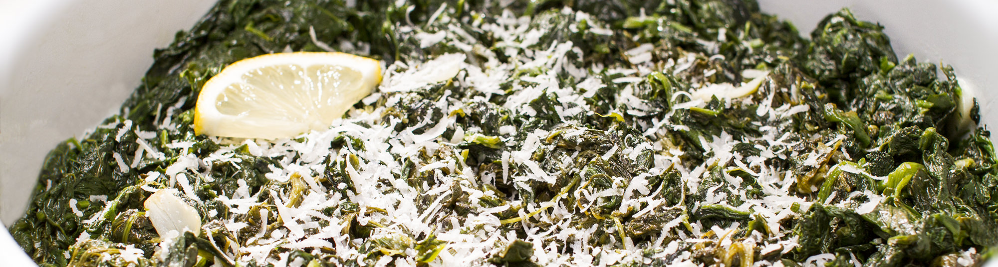 Receta de espinacas rehogadas a la italiana