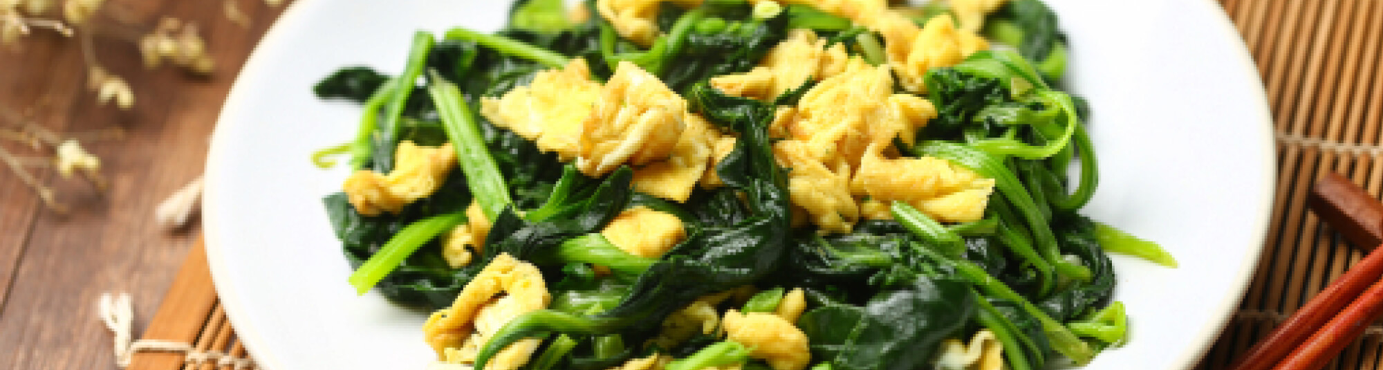 Espinacas Salteadas con Huevo