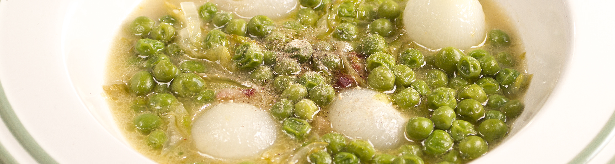 Receta de guisantes a la francesa