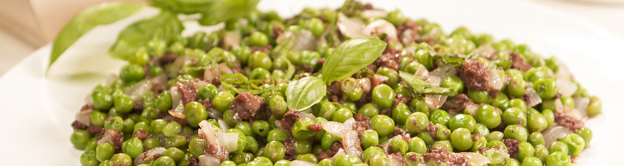 Receta de guisantes con butifarra negra