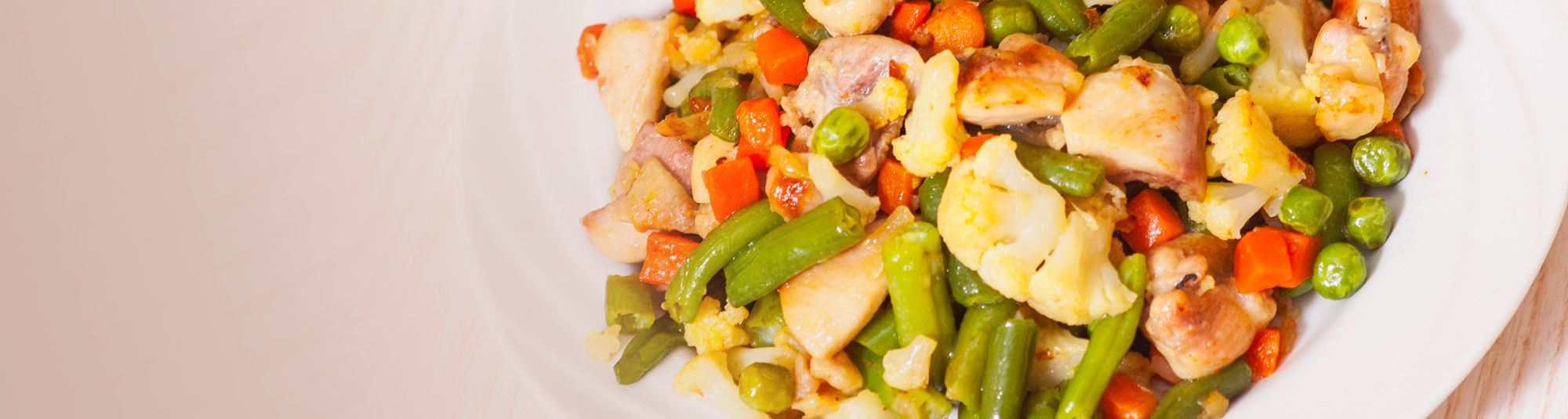 Receta de menestra de verduras con pollo