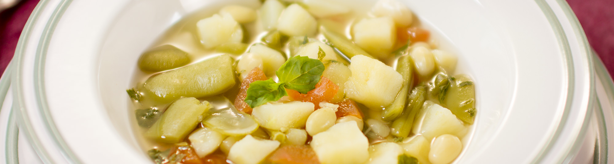 Receta de Sopa al Pesto Provenzal